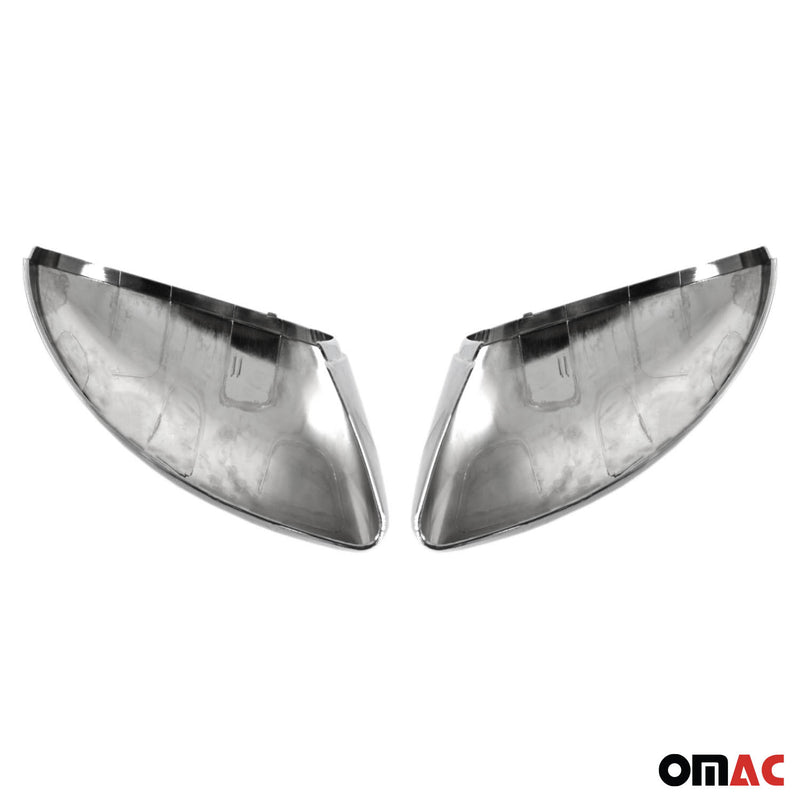 Calotte specchietti retrovisori per Renault Talisman 2015-2025 ABS cromato argento