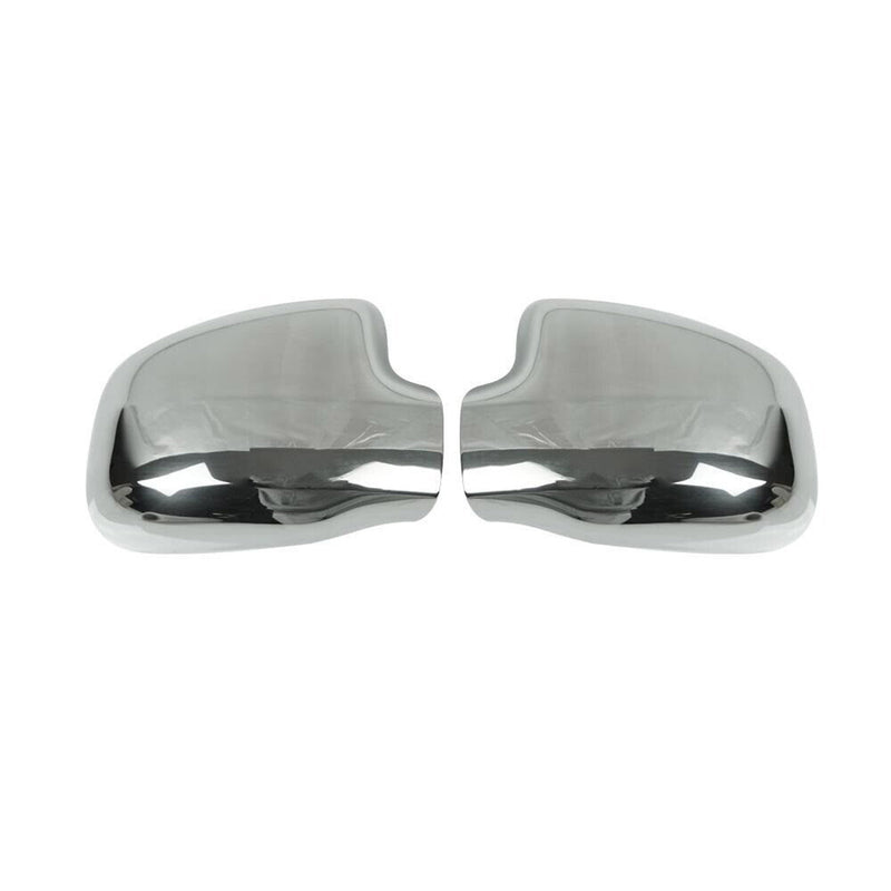 Calotte specchietti retrovisori per Dacia Sandero 2008-2020 in acciaio inox argento 2 pezzi 
