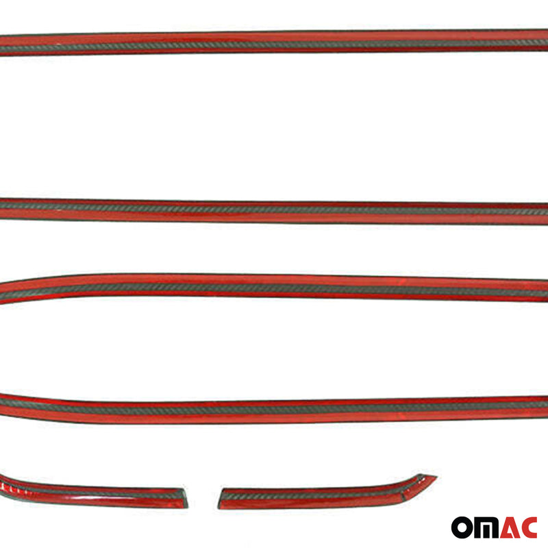 Listelli decorativi per finestrini Jeep Renegade 2014-2024 in acciaio inox cromato, 6 pezzi 