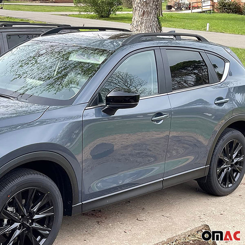 Barre portatutto da tetto per Subaru XV 2012-2018 alluminio nero 2x