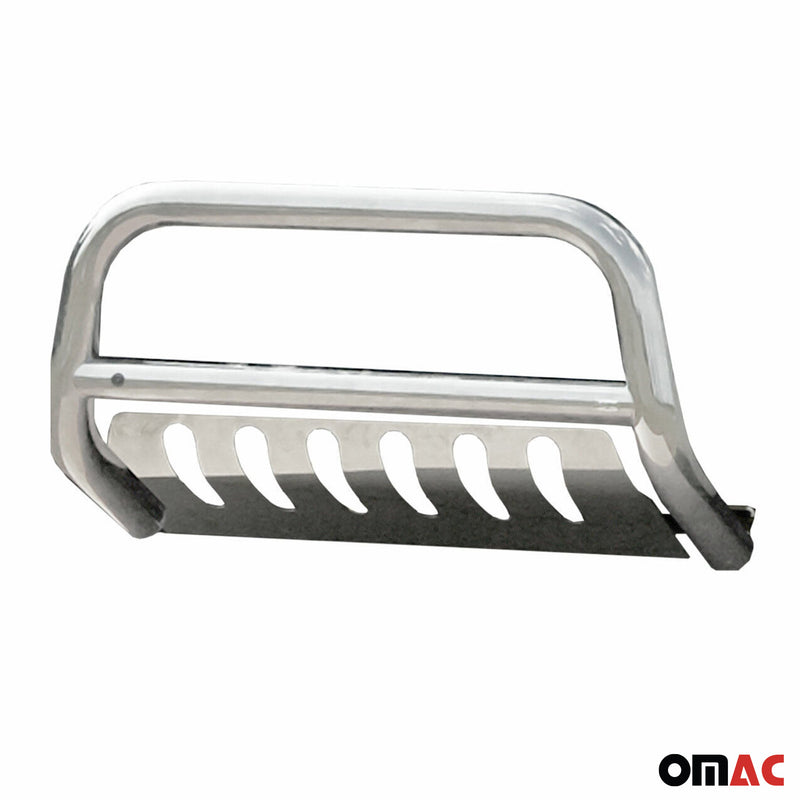 Barra di protezione anteriore per Kia Sorento 2010-2012 con ABE in acciaio inox argento 