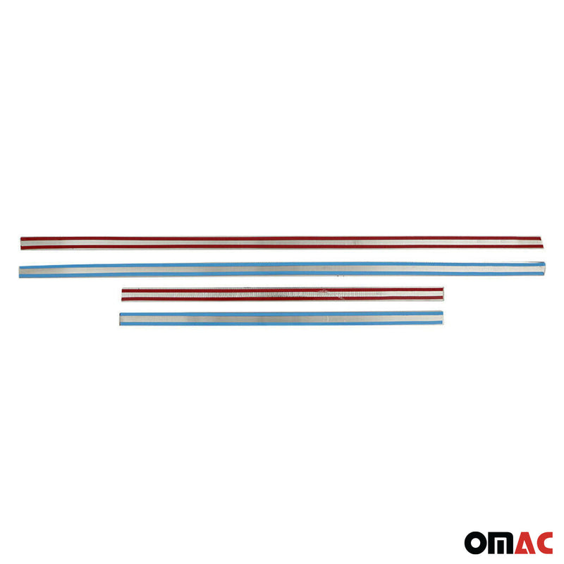 Protezione porta, striscia porta laterale, striscia porta per BMW Serie 5 E60 2003-2010 acciaio inox 4x
