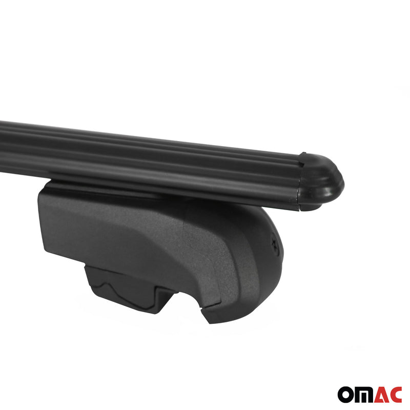 Portapacchi da tetto per Honda CR-V 2019-2023 ABE alluminio nero 2x