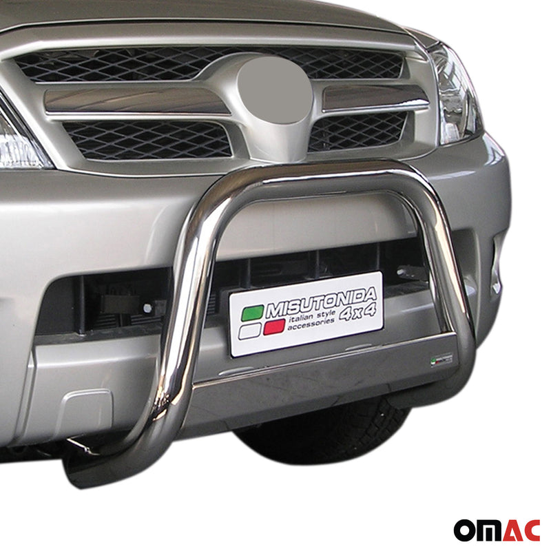Protezione anteriore per Toyota Hilux 2006-2011 ø63mm acciaio argento 