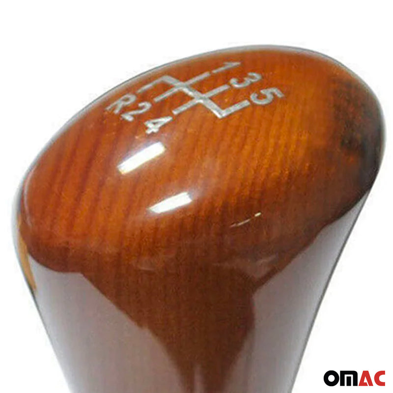 Pomello del cambio per Mercedes Classe C W202 CLK C208 C209 in legno pregiato con numero