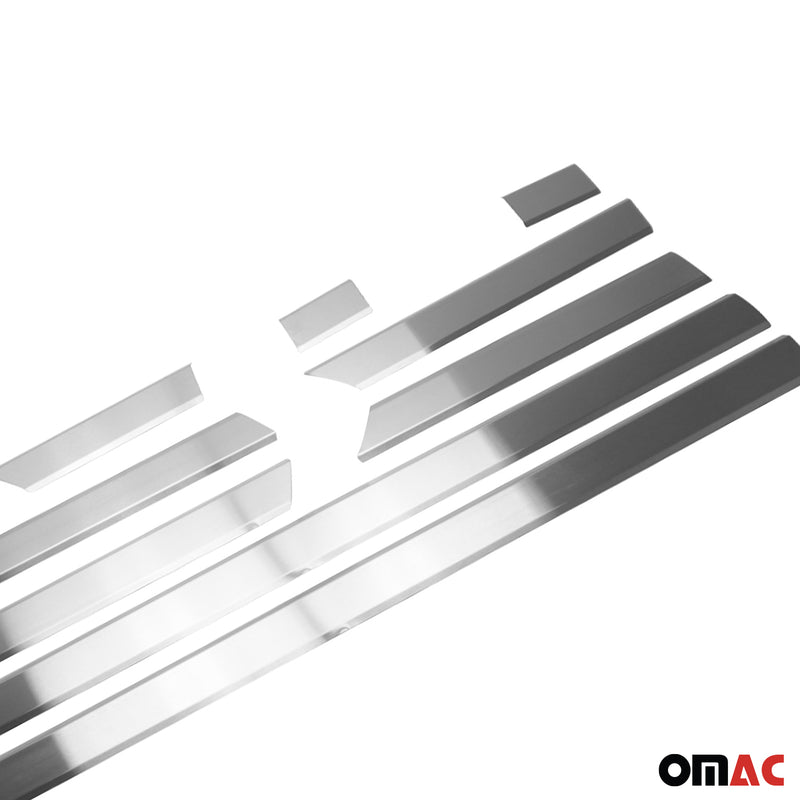 Protezione per porta laterale con striscia decorativa per Mercedes Sprinter W906 2006-18 L2 spazzolata