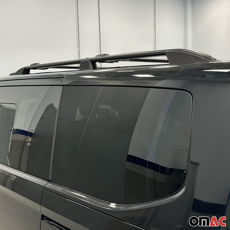Barre portatutto per Volkswagen Transporter T7 2024-2025 Nero L1 2 pezzi