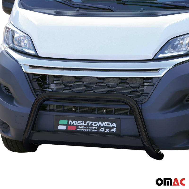 Protezione anteriore per Citroen Jumper 2014-2025 ø63mm acciaio nero 