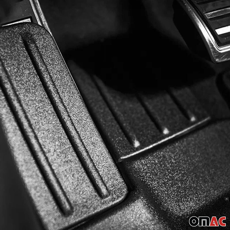 Tappetini Fiat 500E 2020-2025 in TPE Nero 4 pezzi