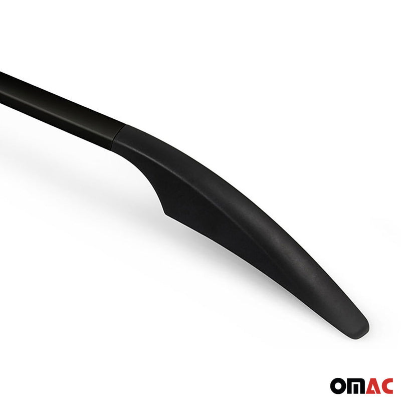 Barre portatutto da tetto per Jeep Renegade 2015-2024 in alluminio nero 
