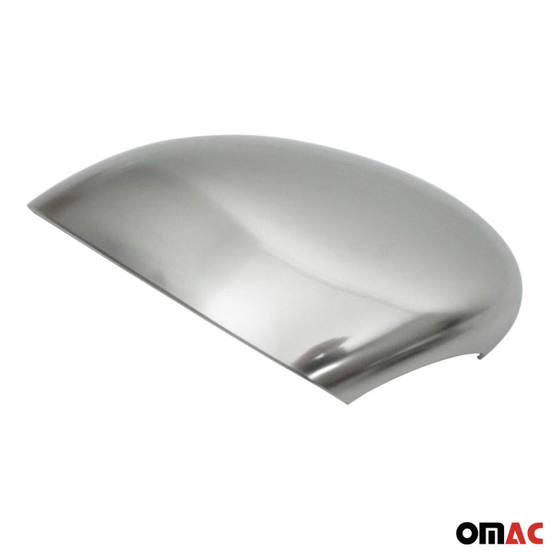 Calotte specchietti per Ford Fiesta / B-Max 2008-2017 Cromo Satinato ABS 2x