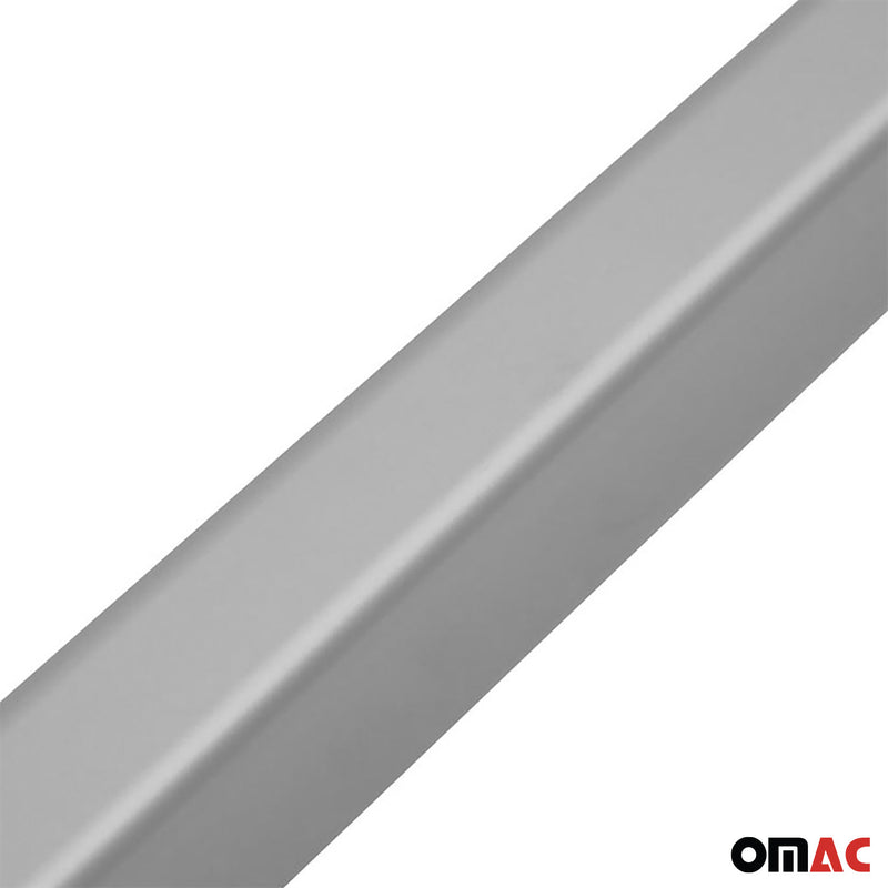 Dachreling Dachgepäckträger für Mitsubishi L200 DoubleCab 2015-2022 Alu Grau