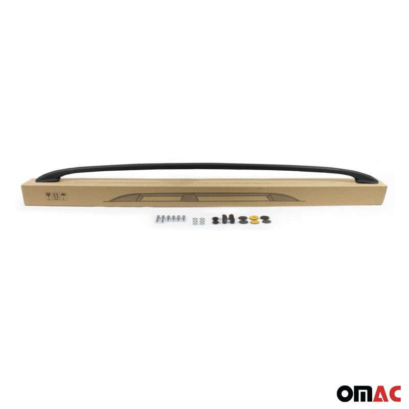 Barre portatutto in alluminio per Nissan Qashqai J10 2006-2014 Alu Black