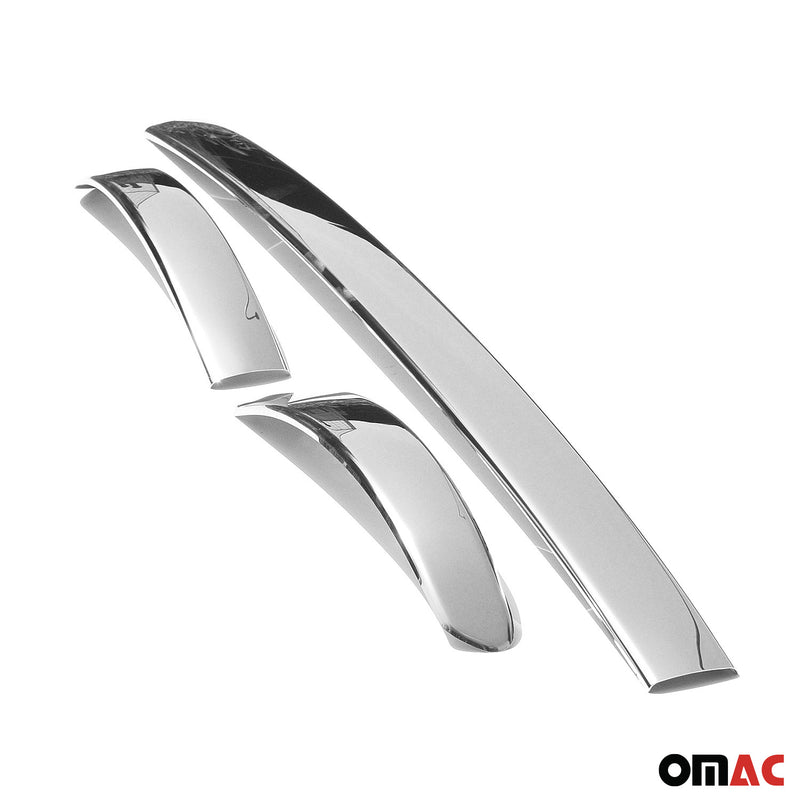 Fascia paraurti posteriore per Fiat Linea 2012-2020 in acciaio inox cromato 3 pezzi 