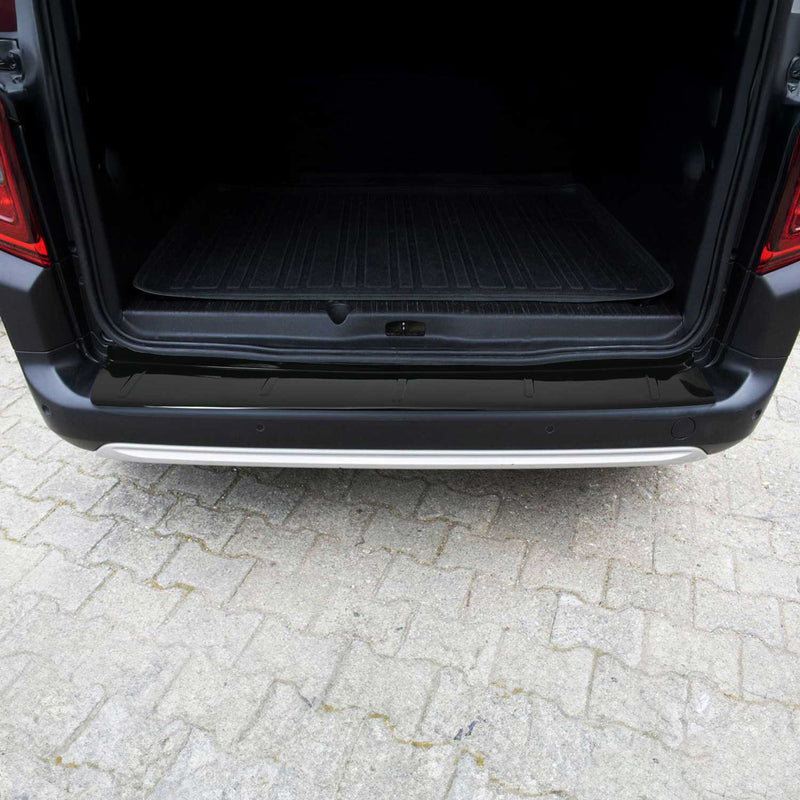Protezione paraurti per soglia di carico per Citroën Berlingo 2008-2018 ABS lucido 1 pz.