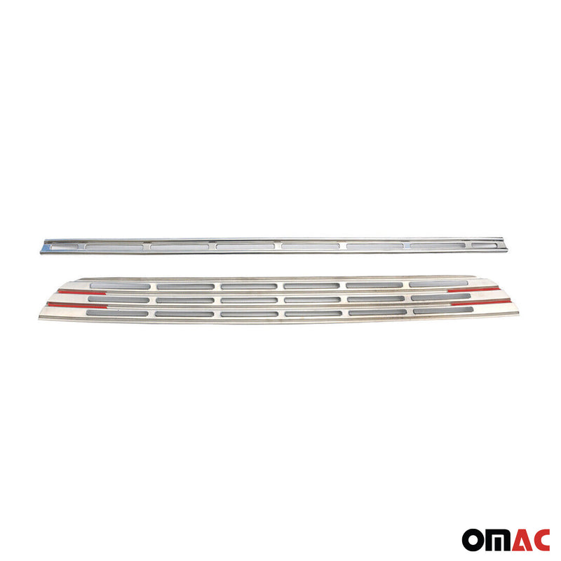 Strisce per griglia radiatore per Peugeot Partner Tepee 2008-2015 Cromate 2x 
