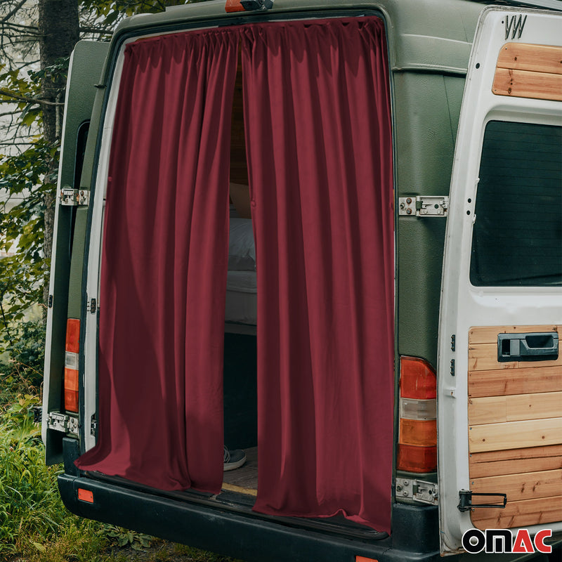 Tendine parasole per portellone posteriore per Dacia Jogger Rosso 2 pezzi