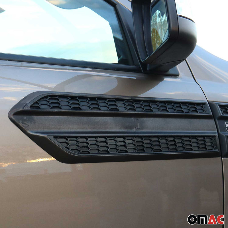 Striscia di protezione per porta laterale per Mitsubishi L200 2019-2025 ABS Nero 2x