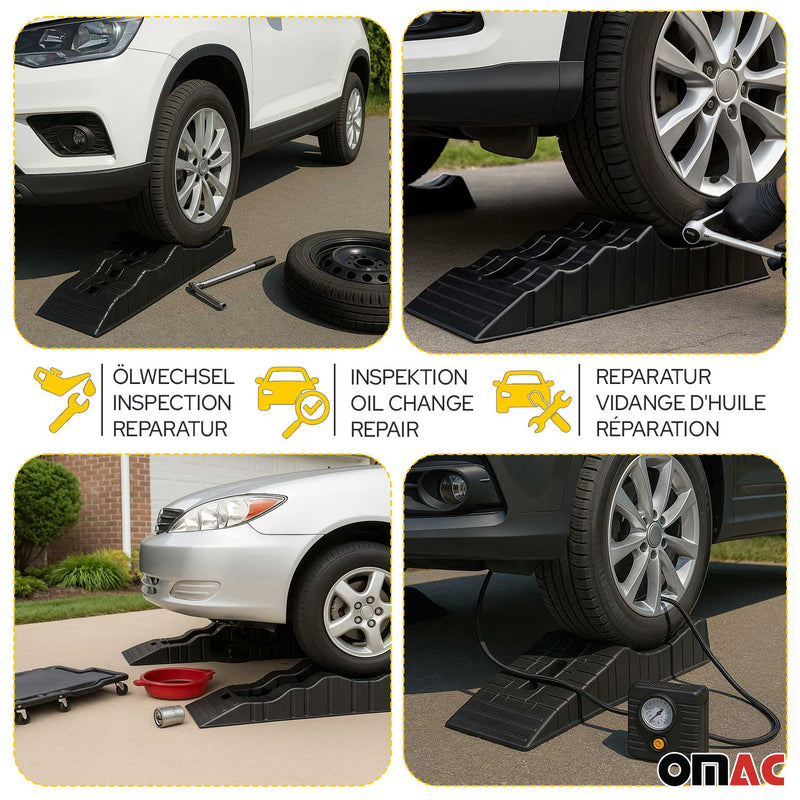 Set di rampe di carico per veicoli con capacità di carico fino a 3,5 tonnellate, rampe per auto antiscivolo
