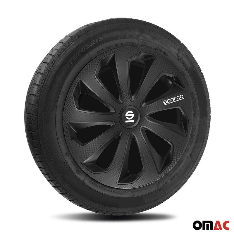 Coprimozzi Sparco 16 pollici Sicilia Nero Carbonio 4 pezzi