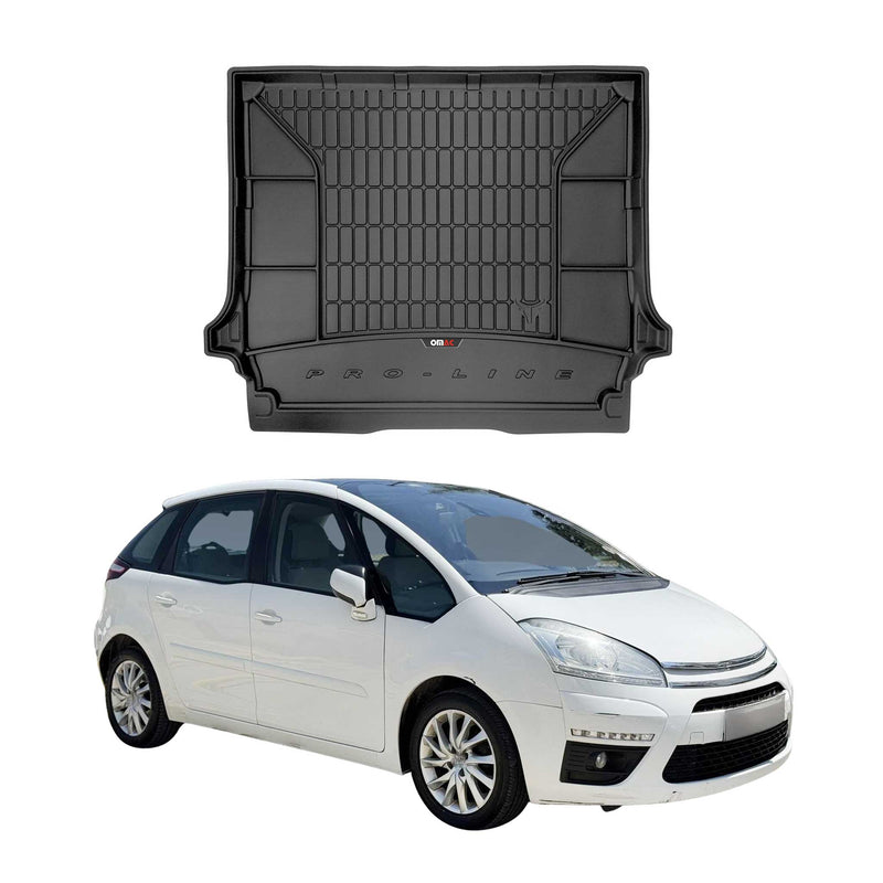 Vasca baule in gomma OMAC per Citroen C4 Grand Picasso 2006-2013 Sedile ripiegato