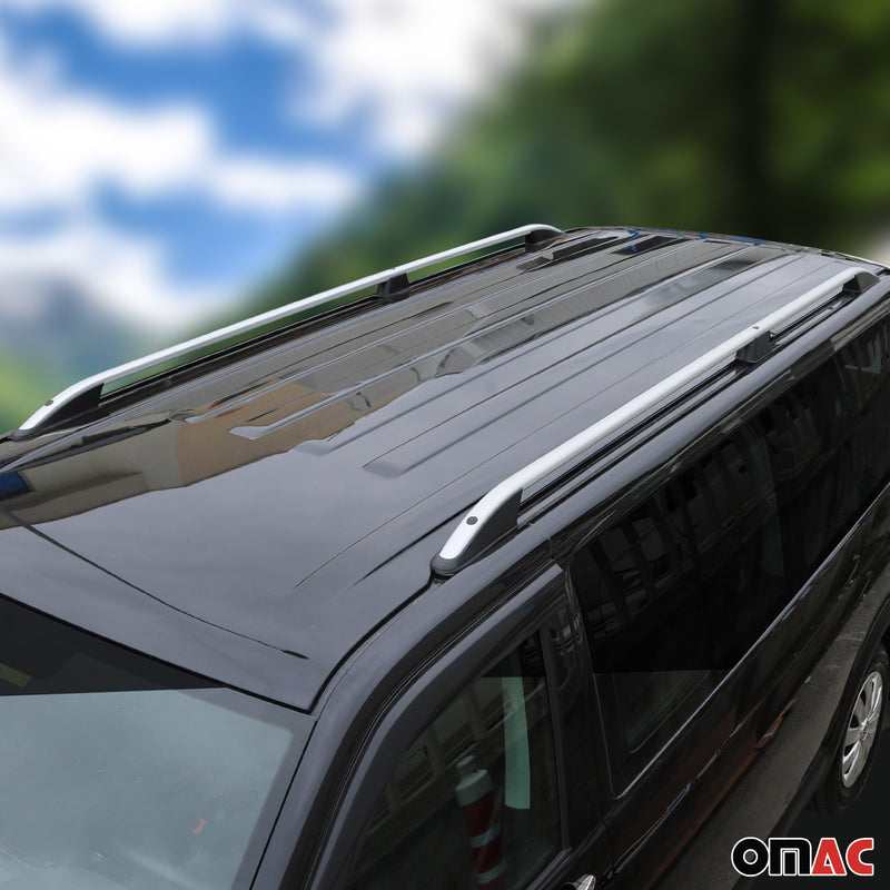 Barre portatutto per Opel Combo E 2019-2024 corte in alluminio argento 2x