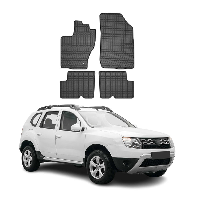 2014-2018 Dacia Duster Fußmatten Gummi Schwarz 4 tlg