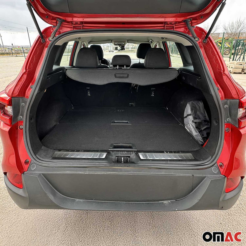Paraurti di protezione della soglia di carico interna per Renault Kadjar 2015-2019 in acciaio inox, 2 pezzi