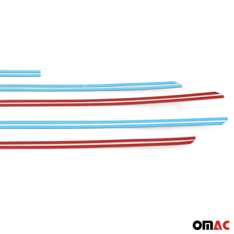 Striscia laterale per porta per Volkswagen Transporter T7 2024-2025 in acciaio inox 5x