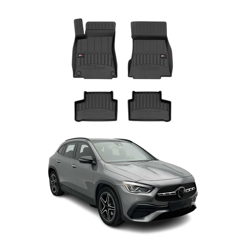 2020-2025 Mercedes GLA H247 Fußmatten TPE Schwarz 4 tlg