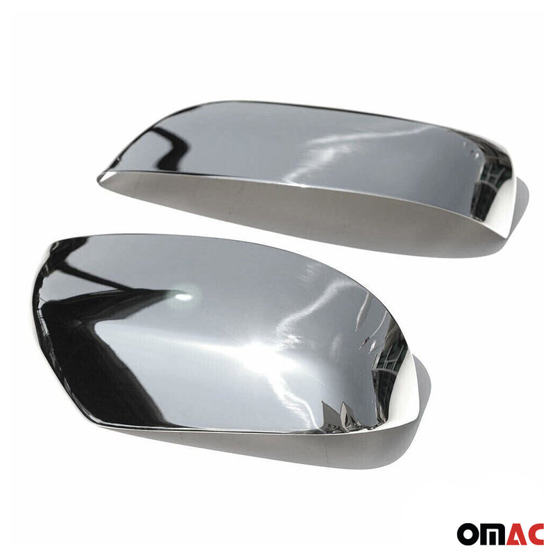 Calotte specchietti retrovisori per Toyota Land Cruiser Prado 150 2009-2023 cromate