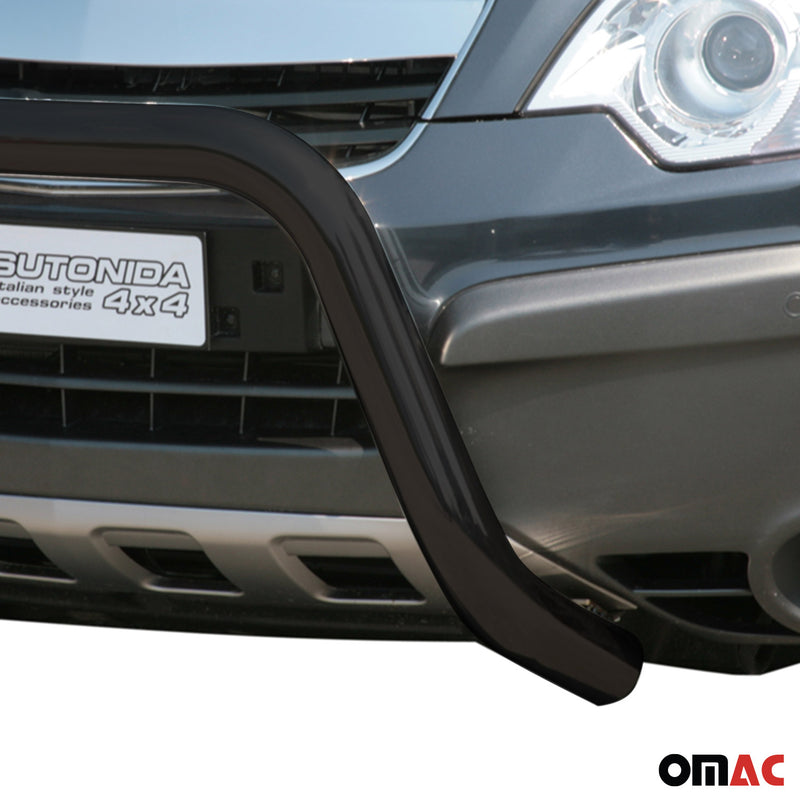 Frontbügel Frontschutzbügel für Opel Antara 2007-2011 ø76mm Stahl Schwarz Schutz