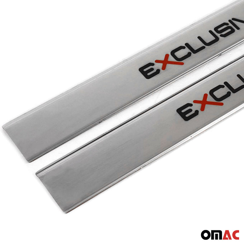 Soglie porte Exclusive per Opel Astra J 2009-2018 acciaio inox 2x 