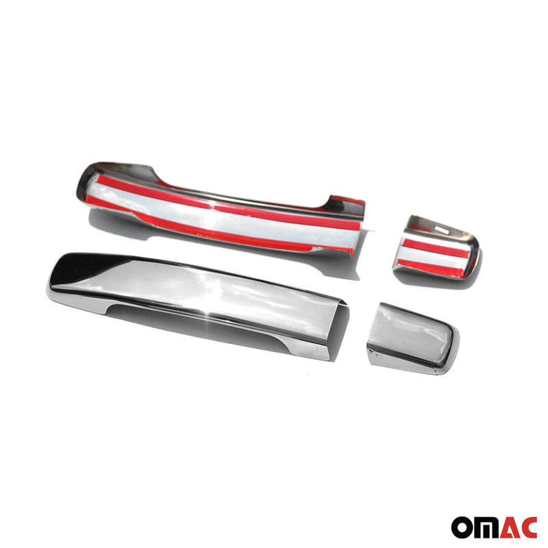 Copertura maniglia porta cromata per Nissan Navara 2005-2015 2 porte in acciaio inox 4x 