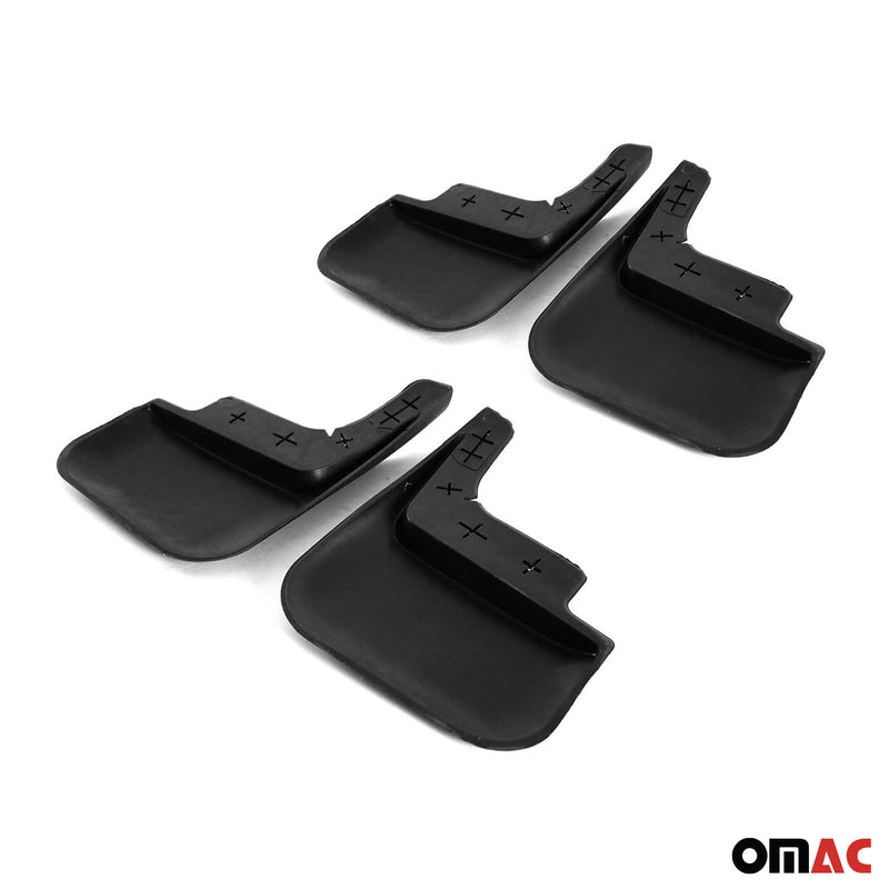 Paraspruzzi per Dacia Dokker 2012-2021 in plastica 4 pezzi 