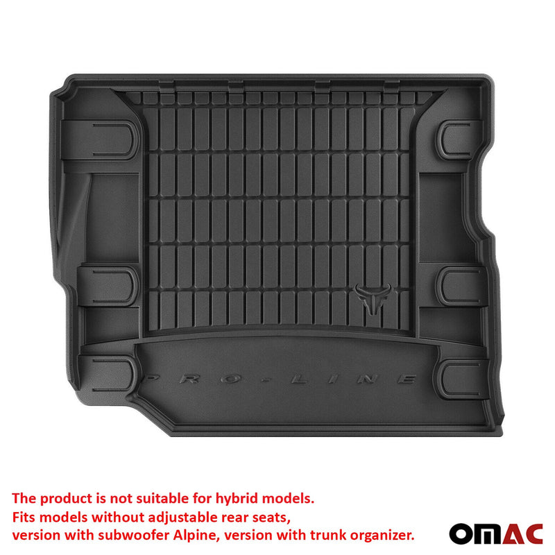 Vasca portabagagli in gomma OMAC per Jeep Wrangler Unlimited JL 2018-2025 TPE Nero