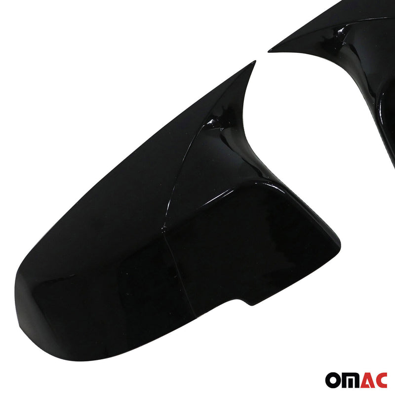 Calotte specchietti retrovisori per BMW Serie 5 F10 F11 F18 FL 2014-2018, nero lucido