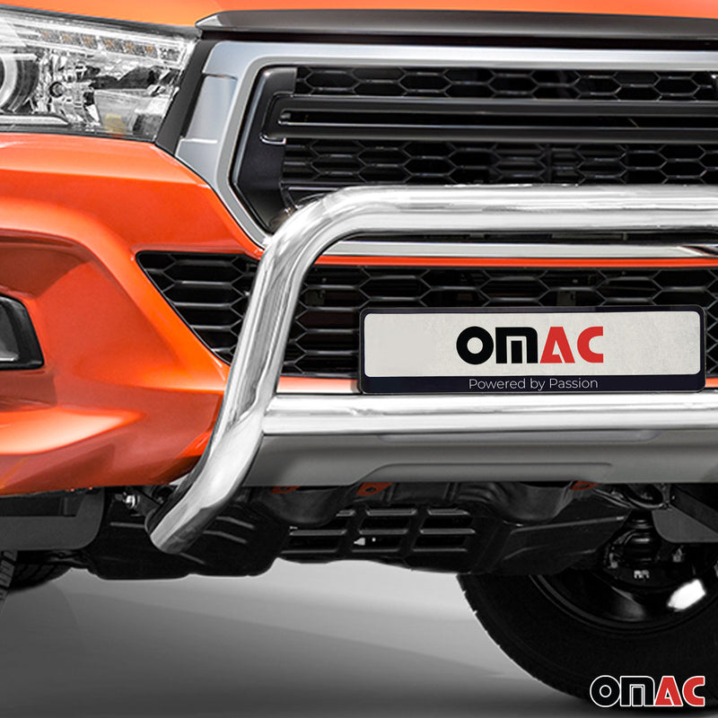Protezione anteriore per Toyota Hilux 2018-2022 ABE acciaio argento 
