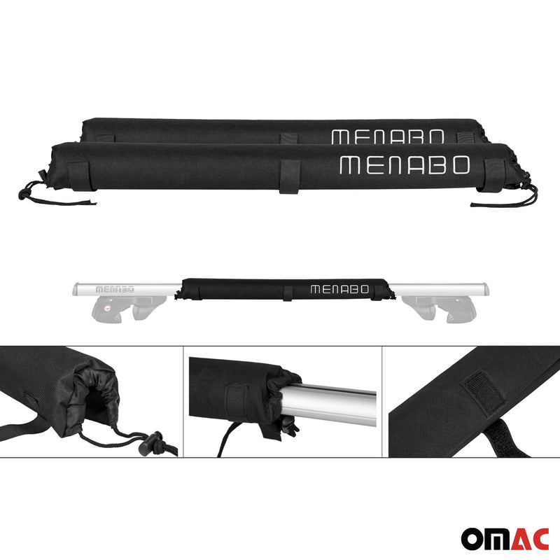 Portatavola da surf Menabo, portapacchi da tetto morbido, supporto per windsurf, kayak e snowboard, 2x