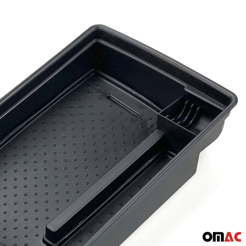 Box portaoggetti centrale per bracciolo per VW Jetta 2010-2014 ABS Nero 