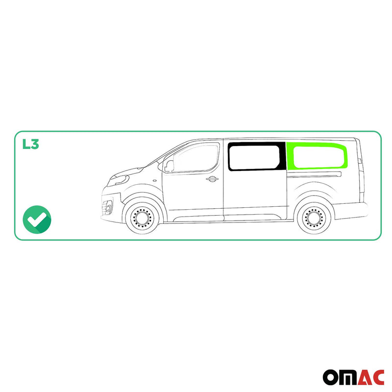 Finestrino laterale per Fiat Scudo 2022-2025 vetro di sicurezza sinistro L3