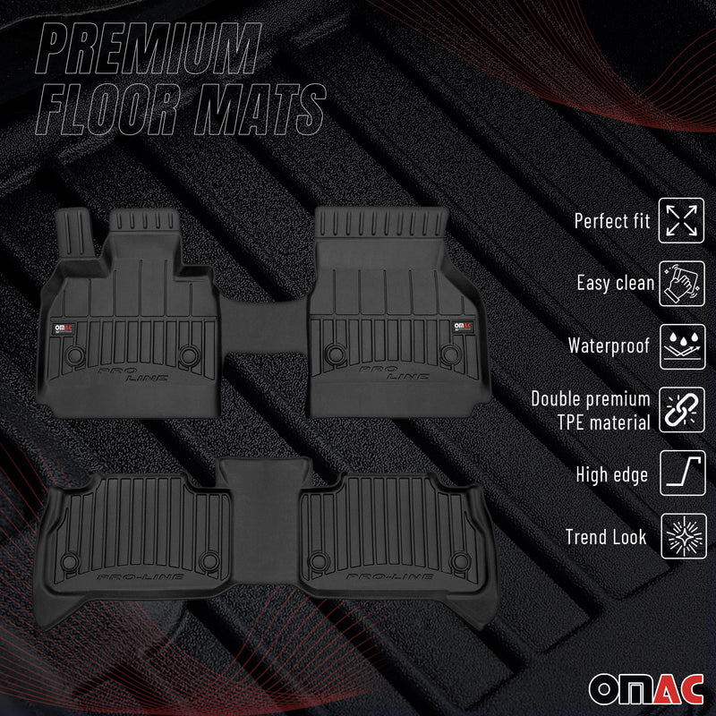 Tappetini BMW IX I20 2021-2025 in TPE Nero 2 pezzi