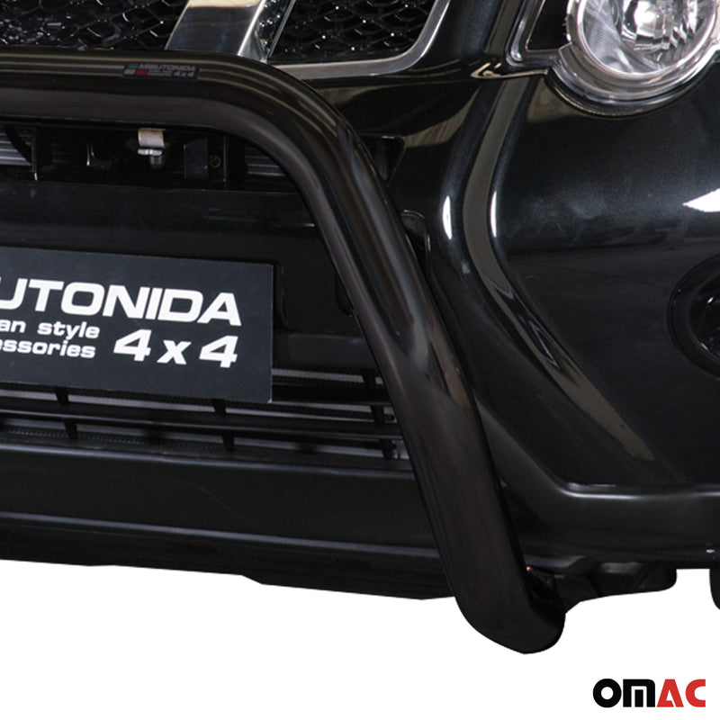 Protezione anteriore per Nissan X-Trail 2011-2014 ø76mm acciaio nero 