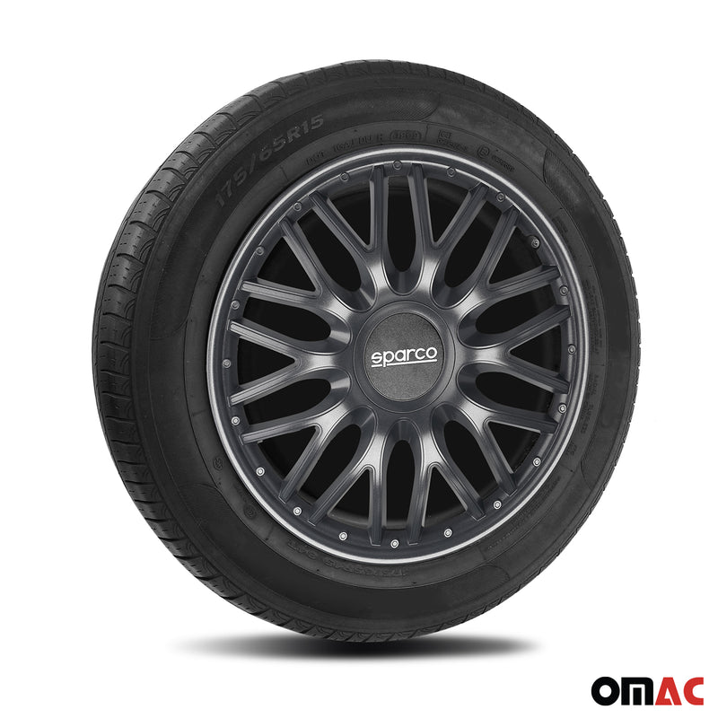 Coprimozzi Sparco 14 pollici Roma grigio 4 pezzi