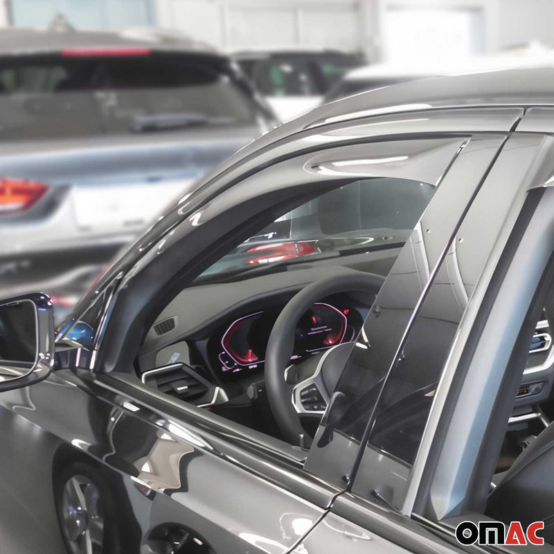 Deflettore antivento e antipioggia per BMW Serie 3 Limo G20 Touring G21 2019-2025 Anteriore 2x