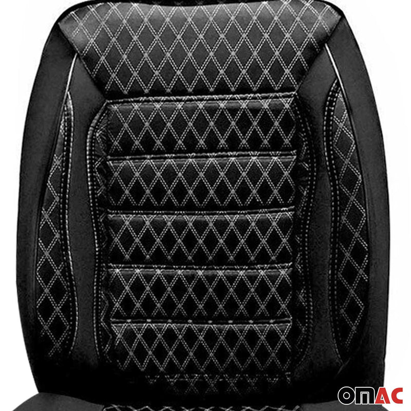 Coprisedili coprisedili coprisedili per Ford Transit 2014-2024 Nero 2+1 Anteriore