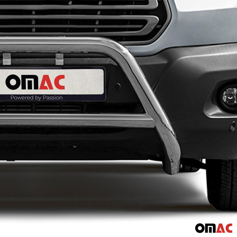 Protezione anteriore per Ford Transit 2014-2025 con ABE acciaio argento 