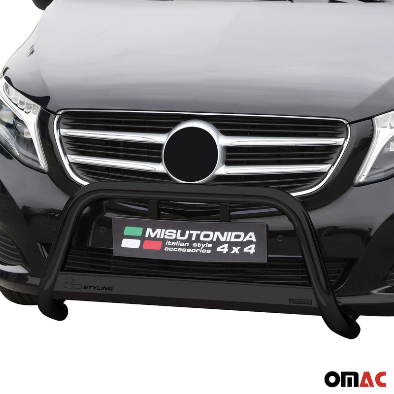 Protezione anteriore per Mercedes Classe V 2014-2019 ø63 acciaio nero
