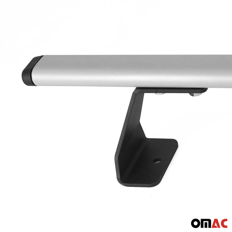 Portapacchi da tetto per VW Multivan T7 2022-2025 Acciaio Argento 2 pezzi