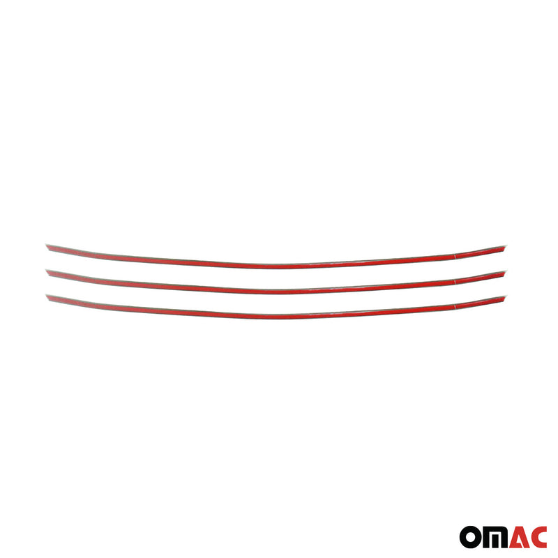 Strisce griglia radiatore griglia anteriore per Peugeot 407 2004-2011 acciaio inox cromato 3x
